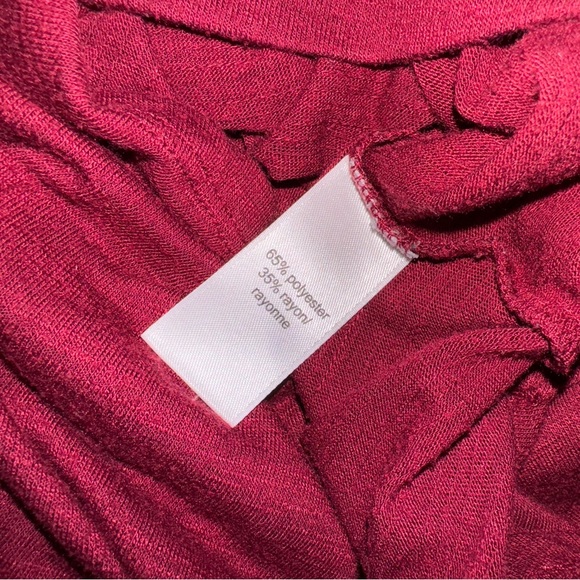 Maurices Red V Neck Top - Picture 3 of 3